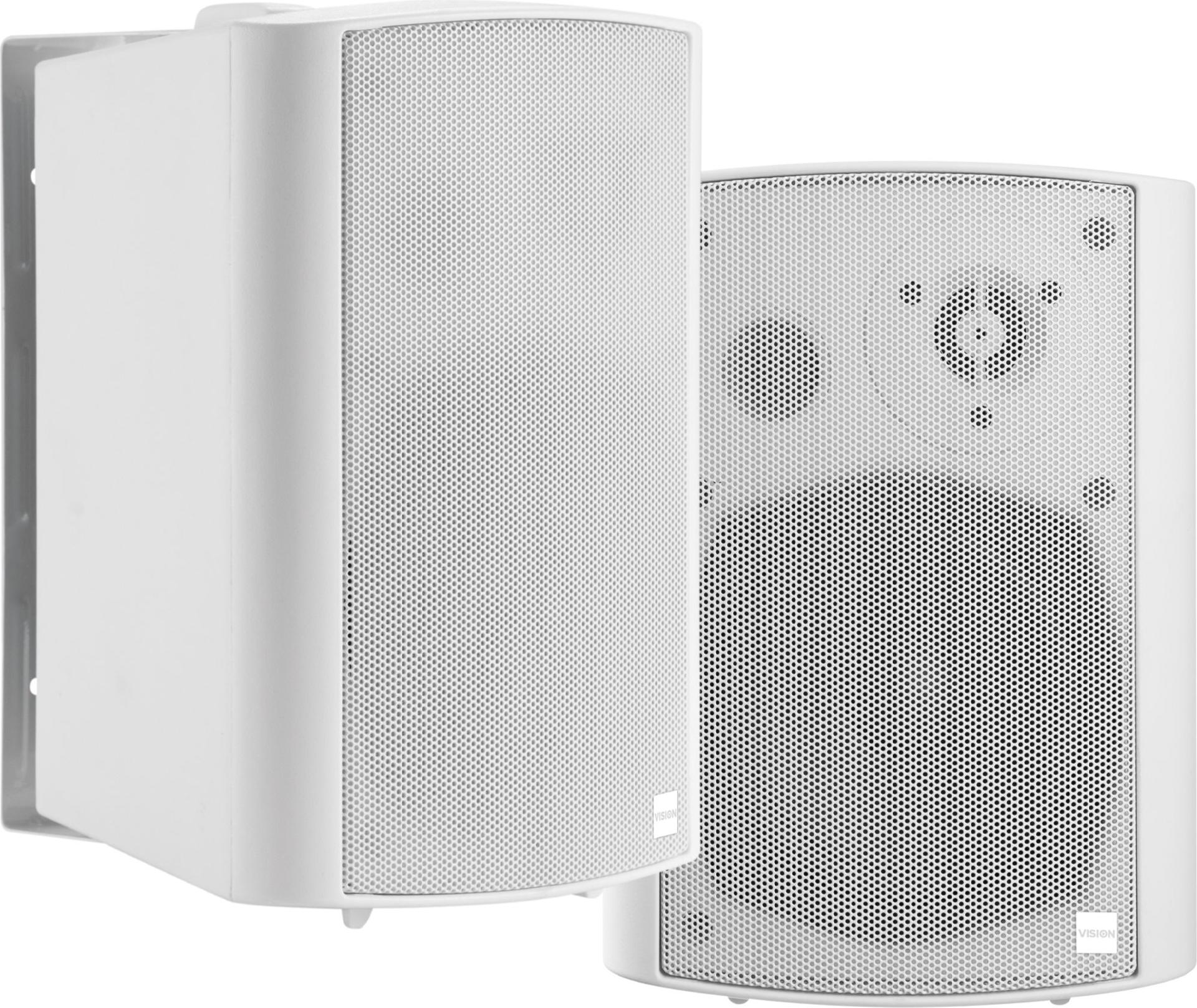 Vision SP-1900P 5,25" Aktivlautsprecher-Paar 2 x 30 W Weiß