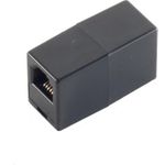 shiverpeaks BASIC-S Modular-IN-line Adapter, RJ12, schwarz RJ12 Kupplung - RJ12 Kupplung, 1:1 belegt, ungeschirmt (BS71220-6)