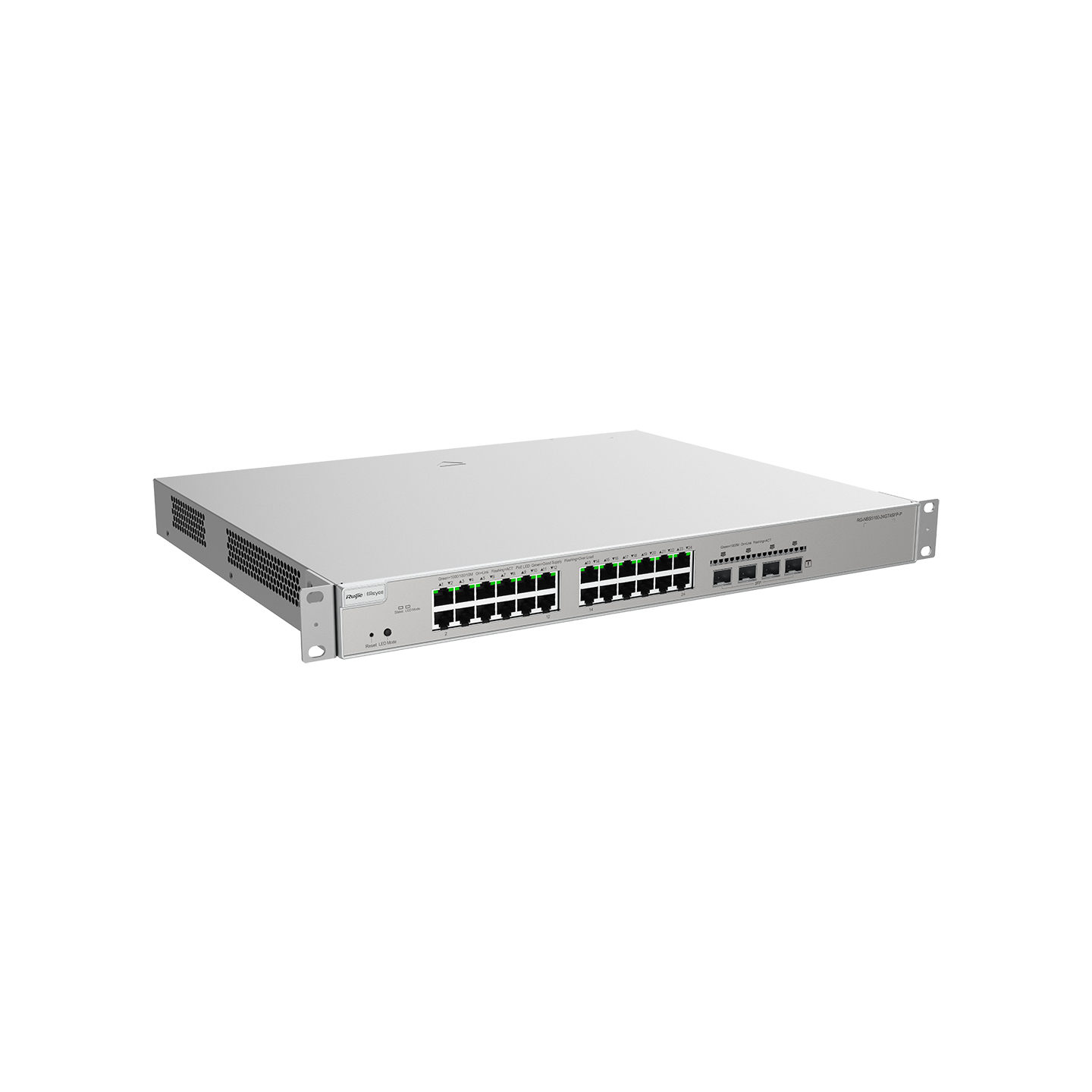 Ruijie Reyee RG-NBS5200-24GT4XS-P Managed L3 Switch 24x GbE PoE+ 4x SFP+ Grau