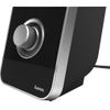 Hama "Sonic LS-206" - Lautsprecher - für PC - 3,2 Watt (Gesamt) - Schwarz/Silber (00173133)