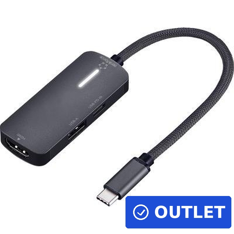 Renkforce RF-USBHA-400 1 zu 3 USB 3.2 Gen 1-Hub 3.0 mit zusätzlichem USB-C -Eingang (RF-6700430) (B-Ware)