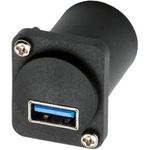 EXSYS GmbH D-Typ Adapter USB-A Buchse zu USB-B Buchse, USB 3.2 Gen 1 (EX-49155)