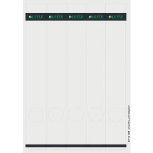 LEITZ Ordnerrücken-Etikett, 39 x 285 mm, lang, schmal, grau passend für LEITZ Standard- und Hartpappe-Ordner 1050 und (1688-00-85)