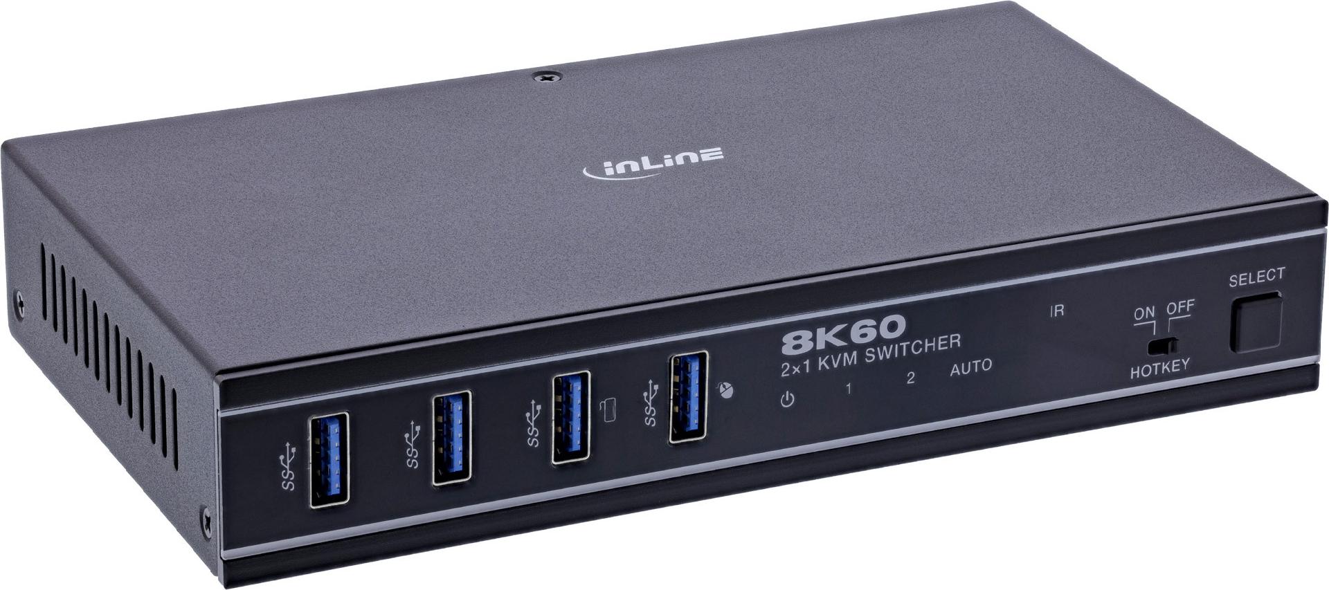 InLine KVM Switch 2-fach (57885C)