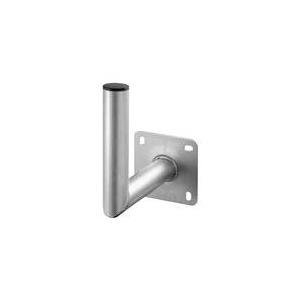 Wentronic Goobay Aluminuim SAT-Schüssel Wandhalter, Grau - mit 250 mm Wandabstand (67300)