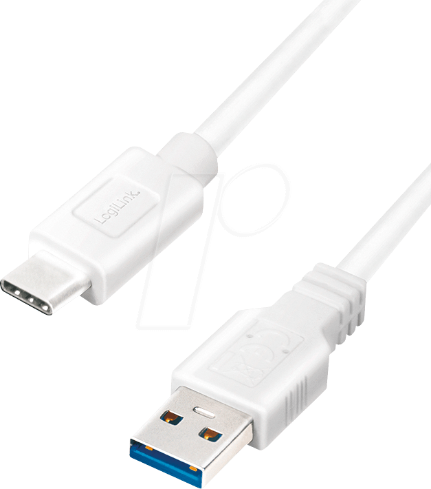 Logilink USB-Kabel USB Typ A (M) bis USB-C (M) umkehrbar (CU0172)