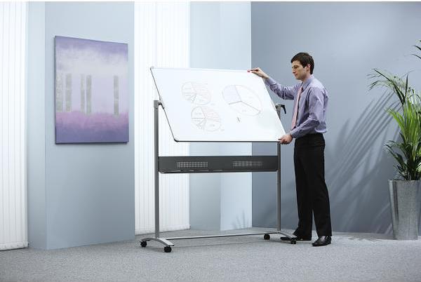 Nobo Classic Stahl magnetische mobile Tafel 1500 x 1200 mm Weiß
