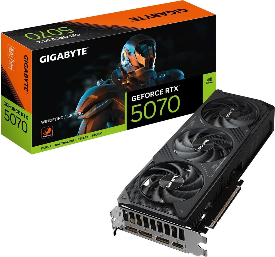 Gigabyte VGA GBT RTX5070 12GB Windforce SFF 12G (GV-N5070WF3-12GD)