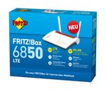 AVM FRITZ!Box 6850 LTE - Wireless Router - DSL/WWAN - 4-Port-Switch - GigE - 802,11a/b/g/n/ac - Dual-Band - VoIP-Telefonadapter (DECT) (20002925)