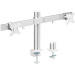 InLine® Alumium Monitor-Tischhalterung für 2 Monitore bis 81,30cm (32"), 8kg (23184A)