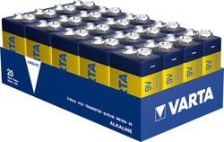 Varta LONGLIFE Batterie E-Block (9V-Block) 20er (412210111)