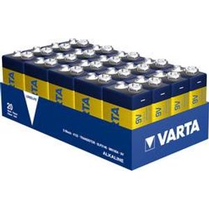Varta LONGLIFE Batterie E-Block (9V-Block) 20er (412210111)