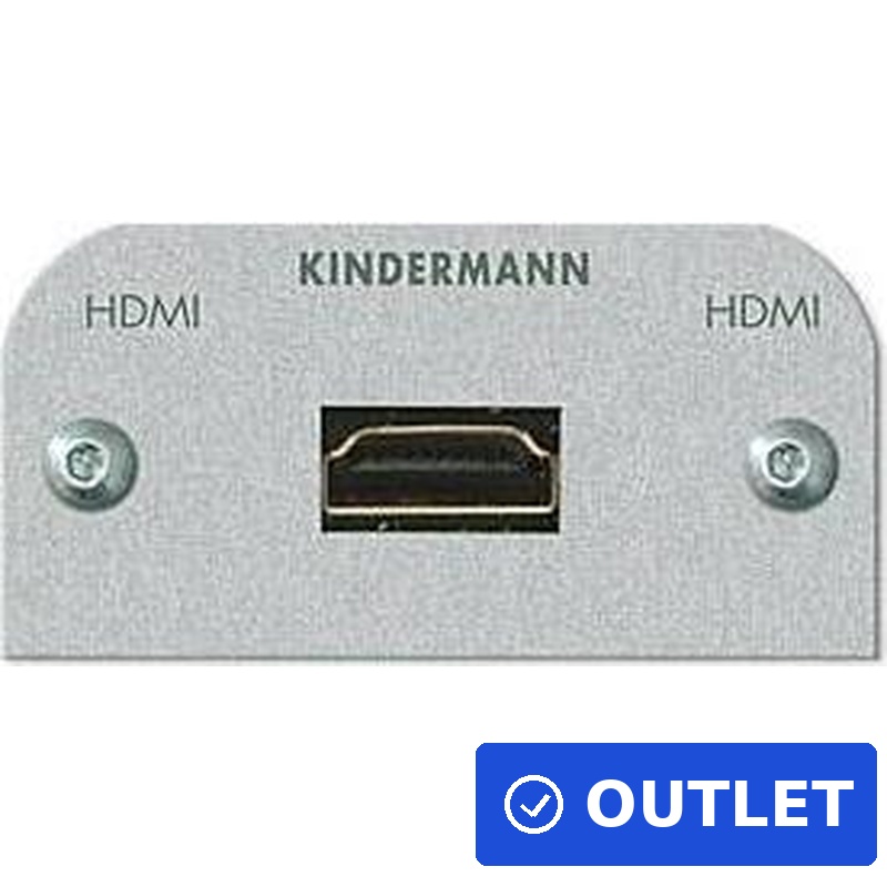 Kindermann 7441-561 HDMI-Buchse 19pin 54x54mm Kabelpeitsche (7441000561) (B-Ware)