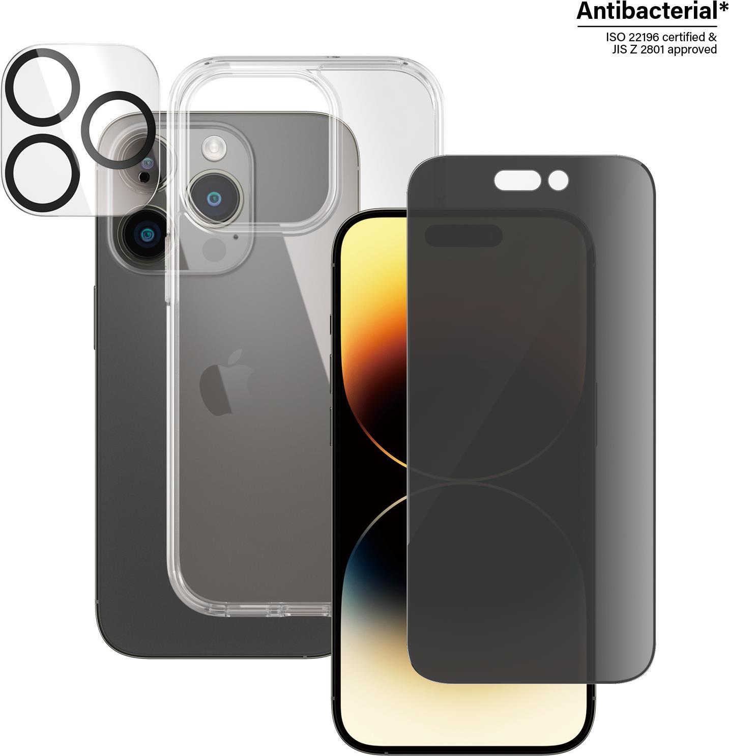 PanzerGlass ™ 3-in-1 Privacy Protection Pack iPhone 14 Pro (B0402+P2784)