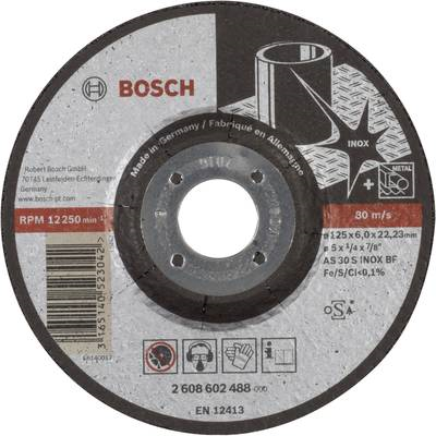 Bosch Expert for INOX AS 30 S INOX BF - Schleifteller - für Metall, Edelstahl - 125 mm