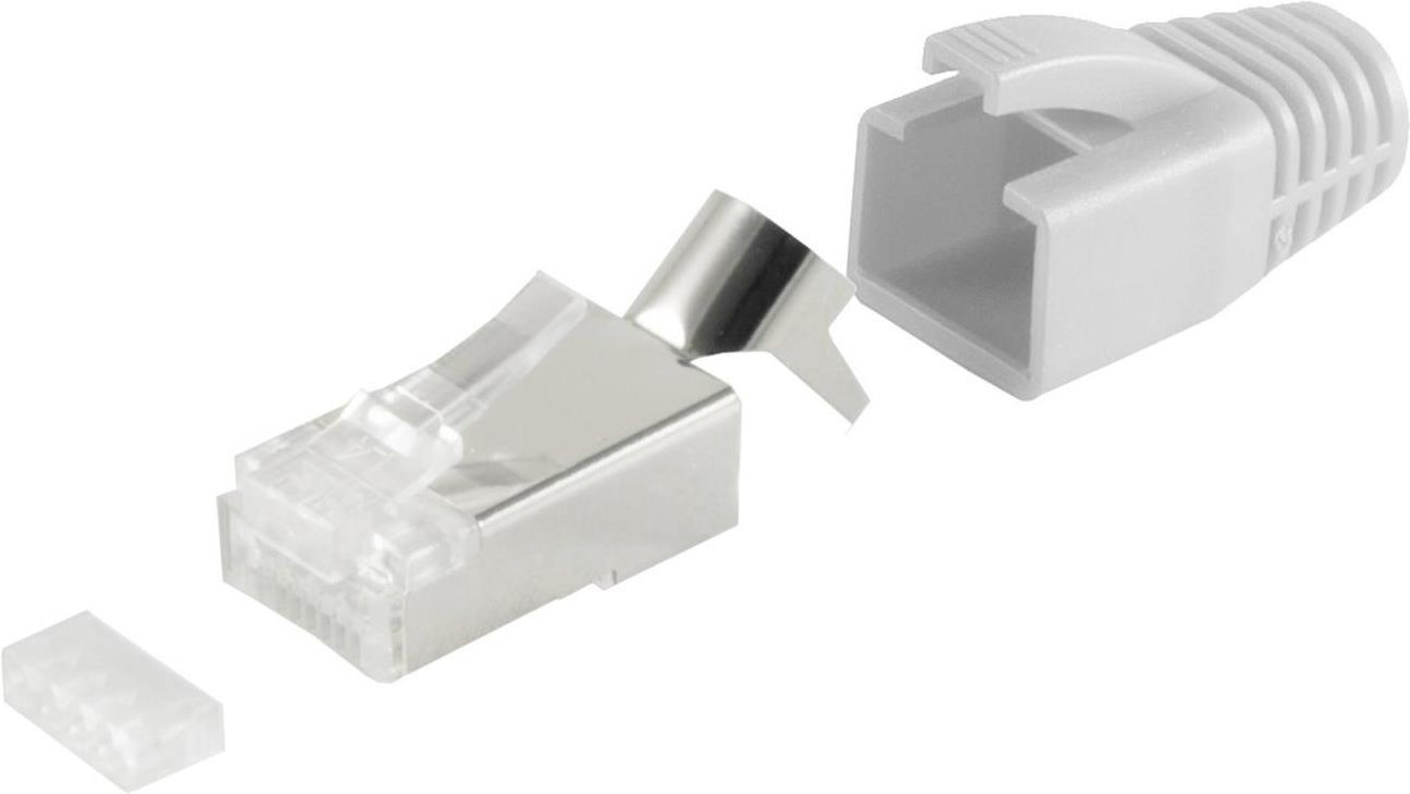 S-Conn 72067-10GR Drahtverbinder RJ-45 Grau - Weiß (72067-10GR)