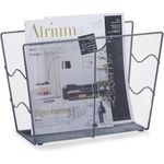 Zeller Present 17742 Zeitschriftenständer Metall Schwarz (17742)