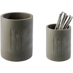 APS Besteckbehälter ELEMENT, aus Beton Außendurchmesser: 110 mm, Innendurchmesser: 95 mm, - 1 Stück (18)
