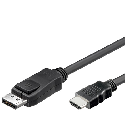Good Connections Anschlusskabel DisplayPort auf HDMI 1.2 1 m Schwarz