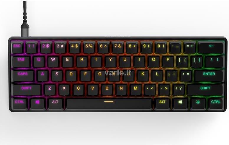 Steelseries Apex Pro Mini Tastatur USB QWERTY US Englisch Schwarz (64820)