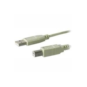 Wentronic Goobay USB 2.0 Hi-Speed Kabel mit USB Zertifikat, Grau, 2 m - geeignet für Geräte mit USB Anschluss (50831)