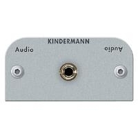 Audio 3,5 mm Klinke Blende mit Kabel Bu/Bu KINDERMANN 7444-511, 50x50mm (7441000511)