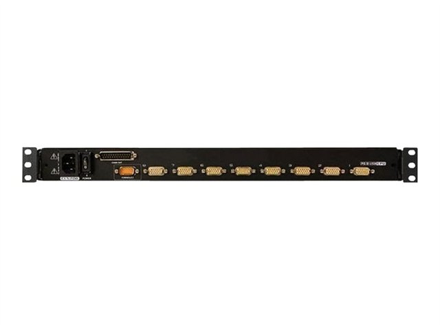 ATEN Slideaway CL5708M 17" 8-Port KVM-Konsole Schwarz