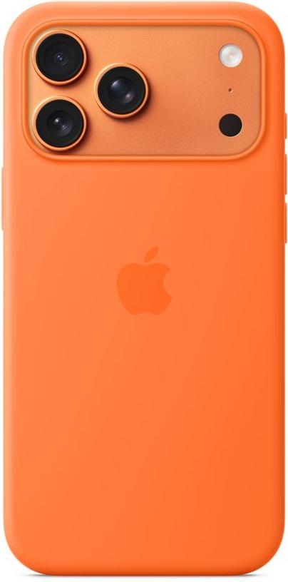 Apple iPhone 17 Pro Max Silicone Case with MagSafe– Orange (MGFL4ZM/A)