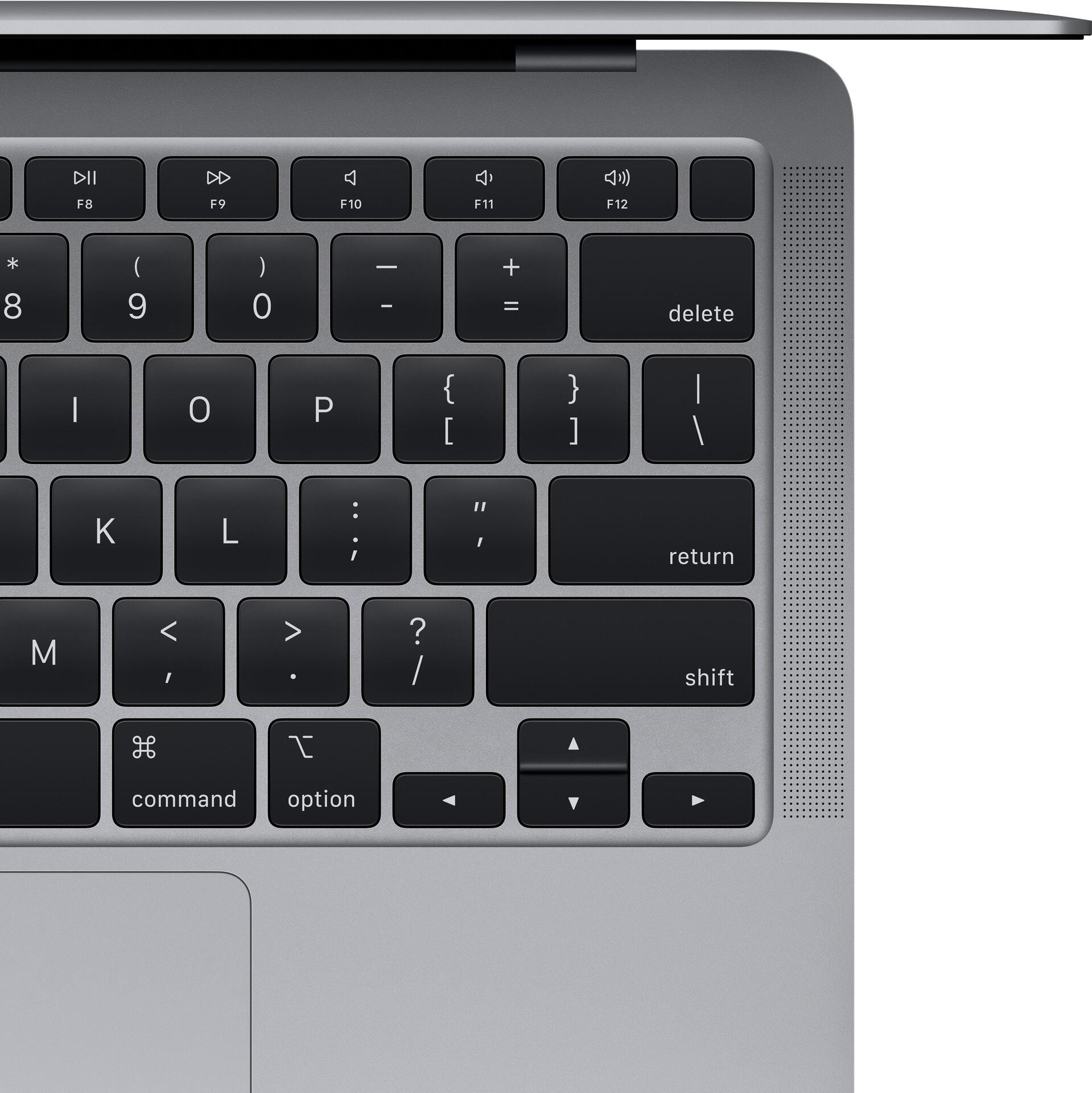 Apple MacBook Air Notebook 33,8 cm (13.3" ) 2560 x 1600 Pixel Apple M 8 GB 512 GB SSD Wi-Fi 6 (802.11ax) macOS Big Sur Grau (Z124_5003_DE_CTO)