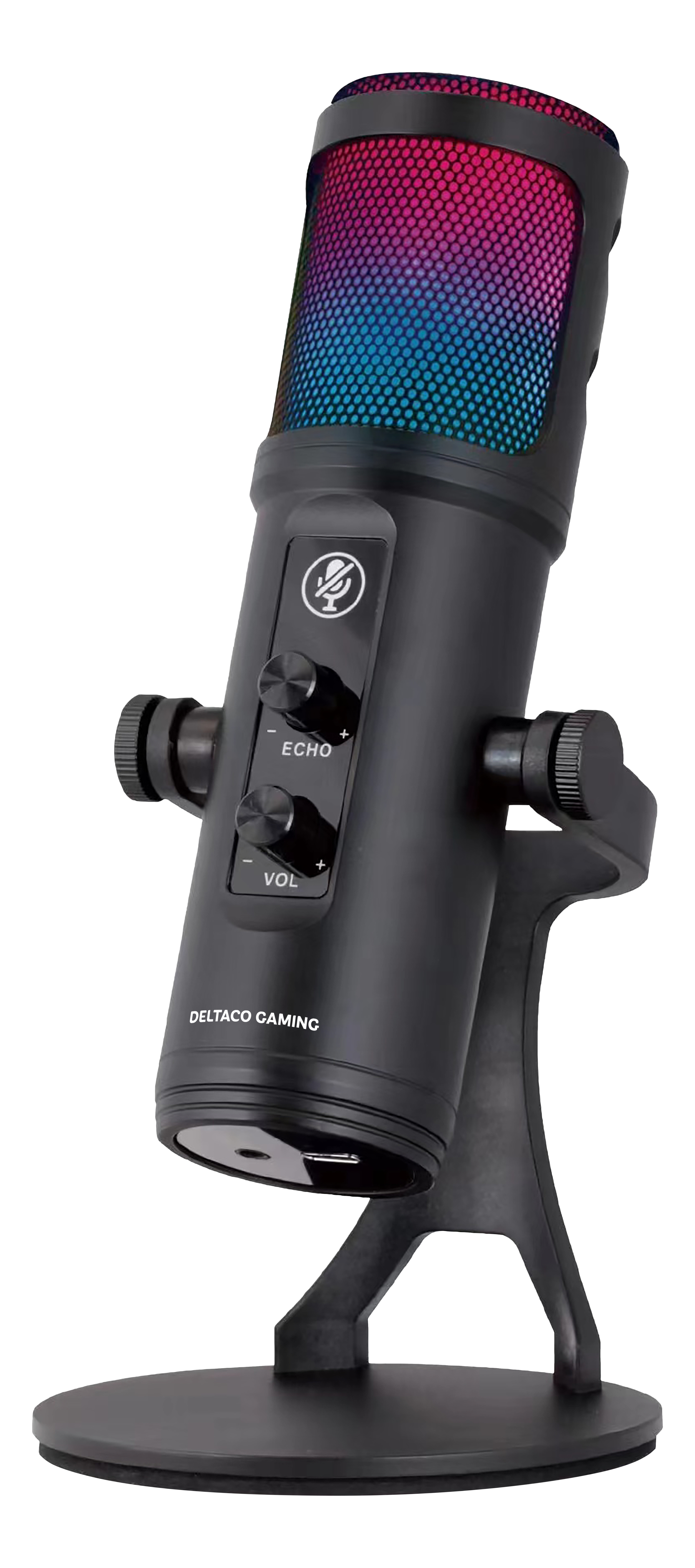 Deltaco GAM-171 RGB Streaming-Mikrofon Schwarz