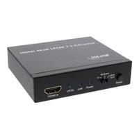 InLine® Extraktor/Signaltrenner, Eingang 4K2K HDMI zu Ausgang 7.1 Audio + Toslink Audio + HDMI (65007K)