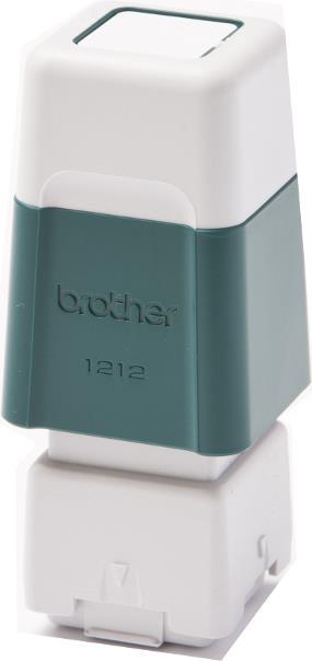 Brother PR1212G6P Stempel 12 x 12 mm Grün - Weiß (PR1212G6P)