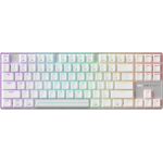 Cherry MX 8.2 Pro TMR Wireless Gaming-Tastatur TKL US International Silber/Weiß
