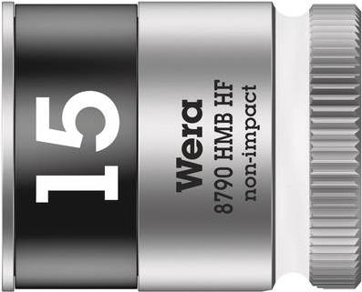 Wera Außen-Sechskant Steckschlüsseleinsatz 15 mm 3/8" (10 mm) 8790 HMB HF Zyklop 05003749001 (05003749001)