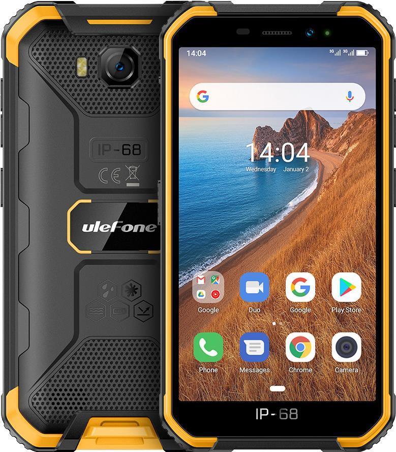Ulefone Armor X6 12,7 cm (5 Zoll) 2 GB 16 GB Dual-SIM 3G Mikro-USB Orange Android 9.0 4000 mAh (UF-AX6/OE) (geöffnet)