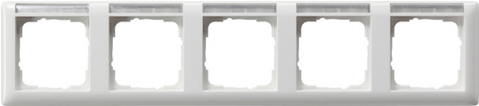 GIRA Standard 55. Produktfarbe: Weiß, Material: Thermoplast, Design: Schraubenlos. Breite: 80,7 mm, Höhe: 365,9 mm, Dicke: 1,14 cm (109503)