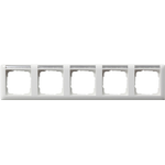 GIRA Standard 55. Produktfarbe: Weiß, Material: Thermoplast, Design: Schraubenlos. Breite: 80,7 mm, Höhe: 365,9 mm, Dicke: 1,14 cm (109503)