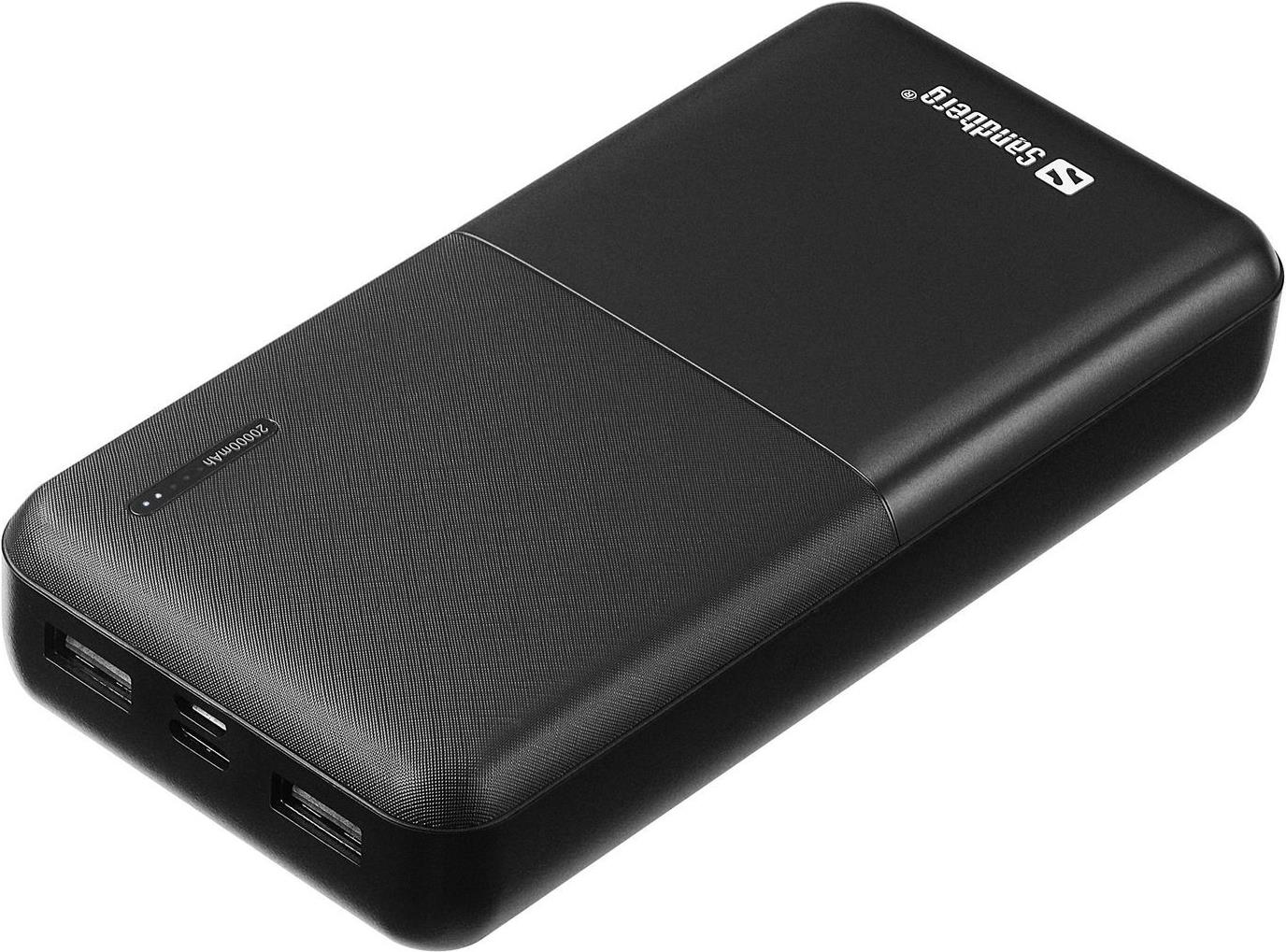 Sandberg SAVER Powerbank 20000 20000 mAh Schwarz