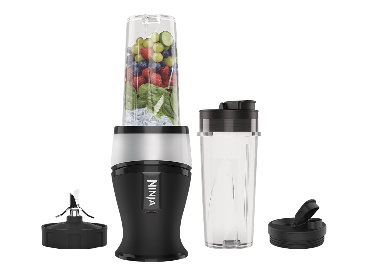 Ninja Nutri Ninja Slim QB3001EUS Standmixer 0,47 l 700 W Schwarz/Silber
