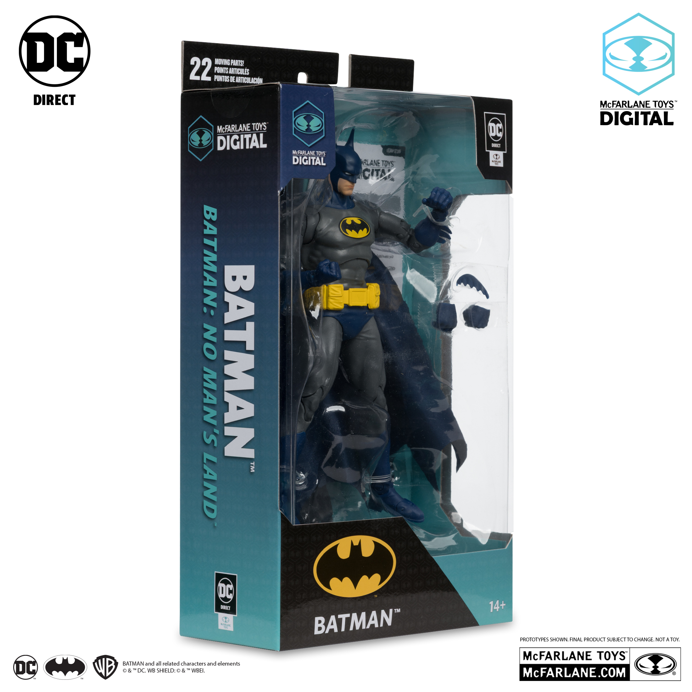 McFarlane Toys DC Direct Batman Actionfigur 7" Schwarz