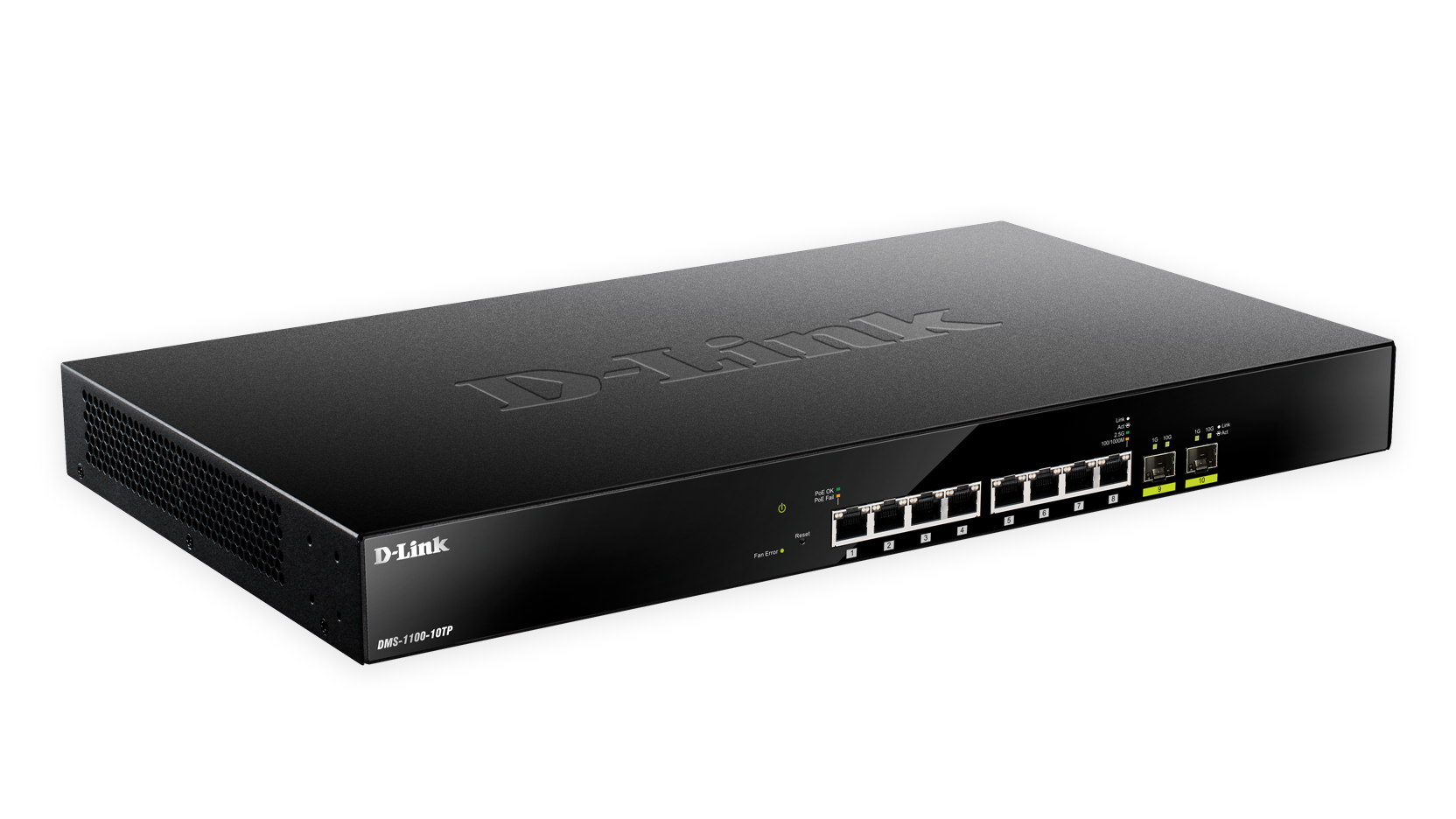 D-Link DMS-1100-10TP Netzwerk-Switch Managed L2 Power over Ethernet (PoE) 1U Schwarz (DMS-1100-10TP)