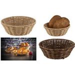 APS Brotkorb COVE, rund, Durchmesser: 200 mm, beige aus Polypropylen, mit Edelstahldraht im Rand und Boden - 1 Stück (40340)