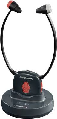 Thomson WHP6309BT Bluetooth®, kabelgebunden HiFi In Ear Kopfhörer In Ear Lautstärkeregelung Grau, Rot (131991)