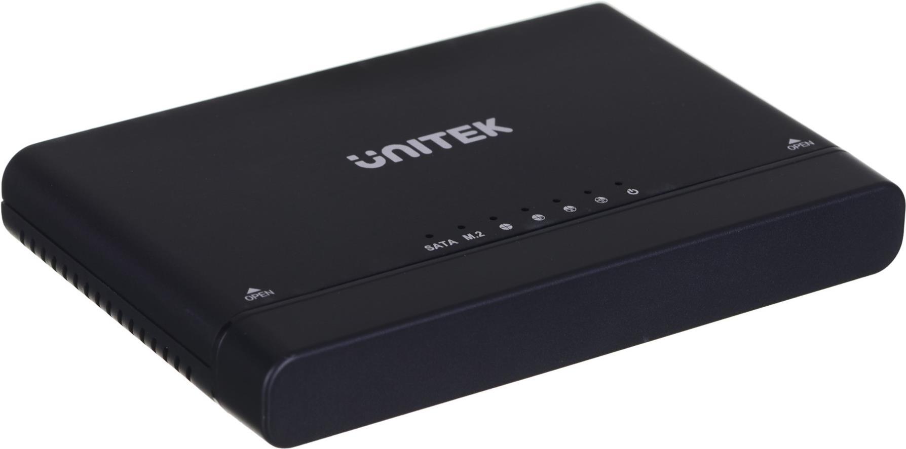 UNITEK S1222A cable gender changer USB 3.2 SATA 2,5/3,5' & M.2 PCIE/NVME Schwarz (S1222A)