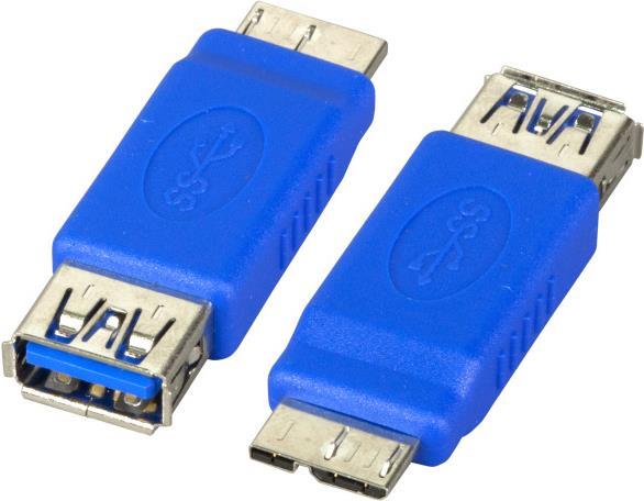 EFB-Elektronik USB3.0-Adapter, Buchse A - Stecker Micro-B, blau Hersteller: EFB Elektronik (EB550)