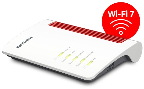 AVM FRITZ!Box 7632 G.fast Wi-Fi 7 Router - 1 GBit/s, 2.5 GbE, DECT-Basis, Weiß (20003167)