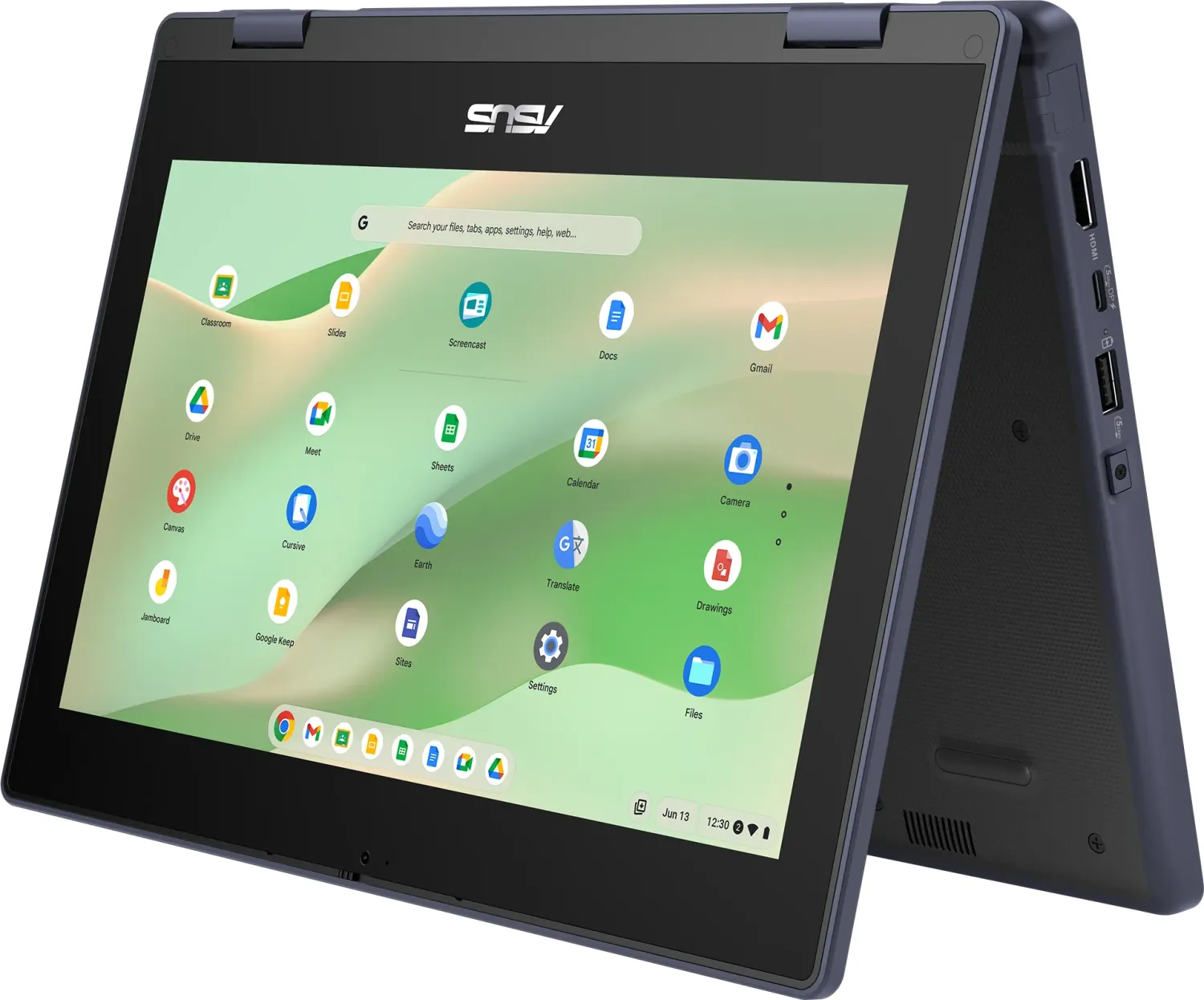 ASUS Chromebook Flip CR11 CR1104FGA-NS0270 Notebook, Mineral Grey, N100, 8GB RAM, 64GB Flash (90NX07R1-M009H0) (B-Ware)