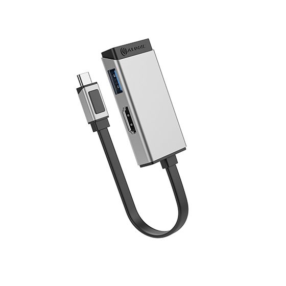 Alogic MagForce DUO Dockingstation USB-C HDMI Schwarz, Silber