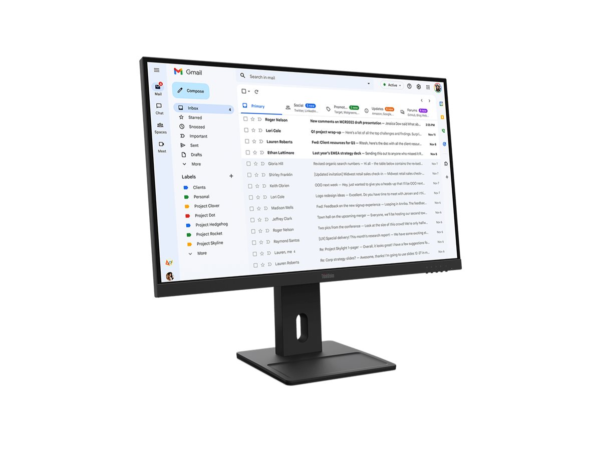 Lenovo ThinkVision E27-40 27" Monitor Full HD IPS 100 Hz Raven Black