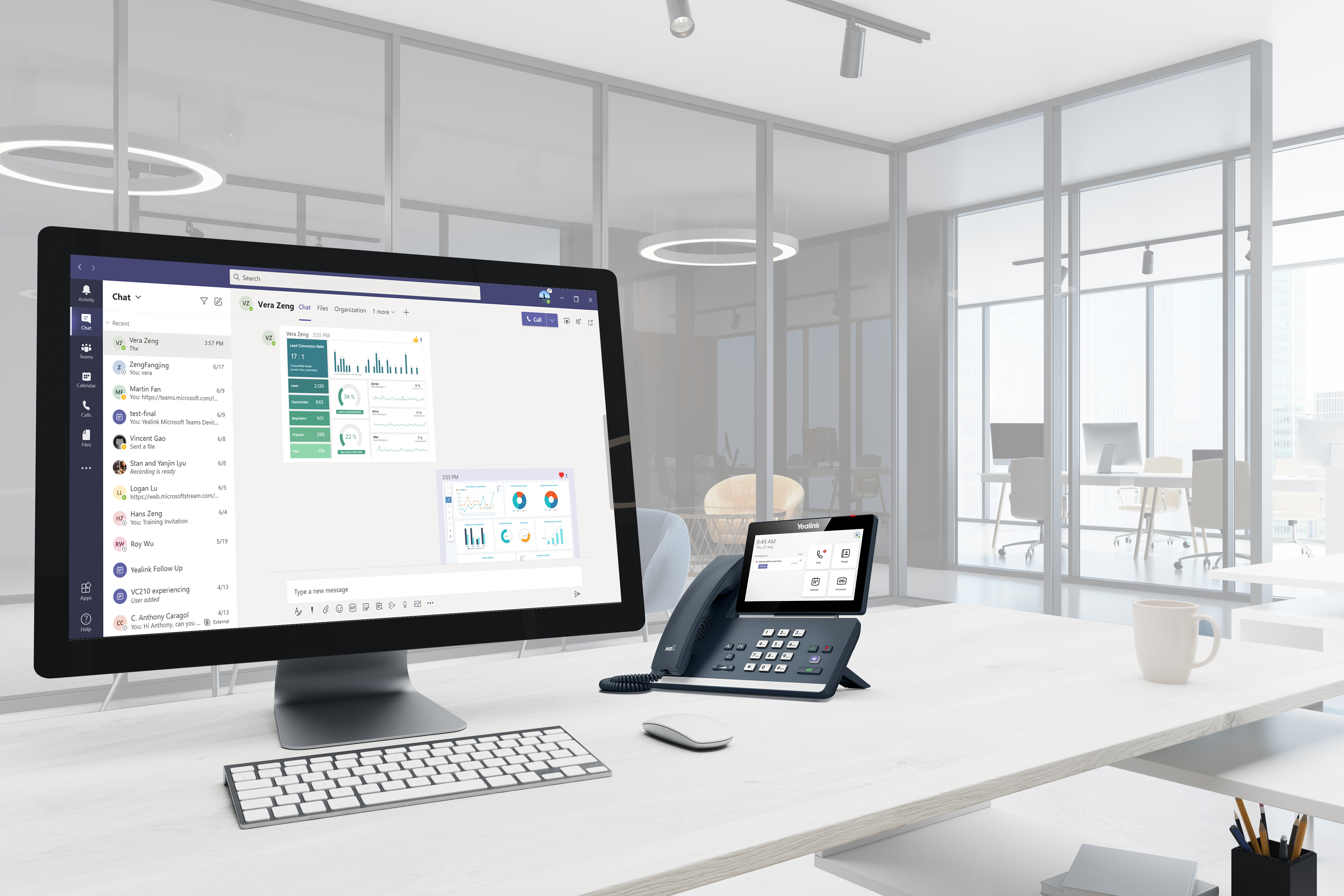 Yealink BH70 Dual with Stand Teams USB-C/A